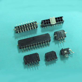 Conectores macho SMT del sistema de conector con paso de 3,00 mm: fila doble, series W3045ST, W3045RT